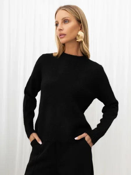 Hlače Italy Moda crna