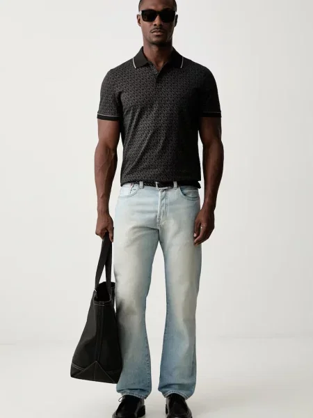 Tricou polo Michael Kors negru