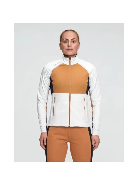 Kurtka treningowa Daehlie Sportswear Premium beżowa