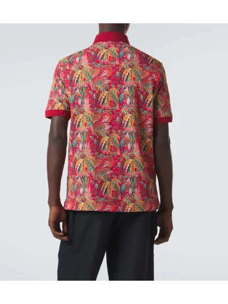 Tricou polo Etro cu model paisley