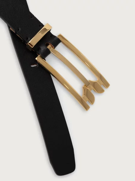 Victoria Beckham ремінь шкіряний Dorian Pin Buckle