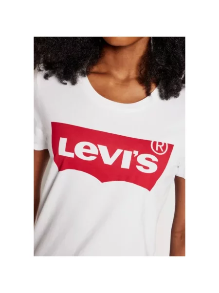 Top Levi's z nadrukiem biały
