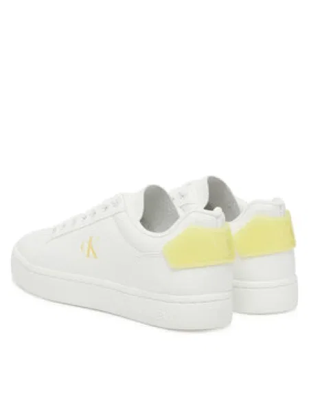 Calvin Klein Jeans Sportcipők Classic Cupsole Ru Patch Lth Wn fehér