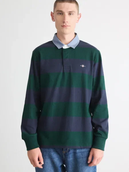 GANT Tricou închis / mov vânătă verde