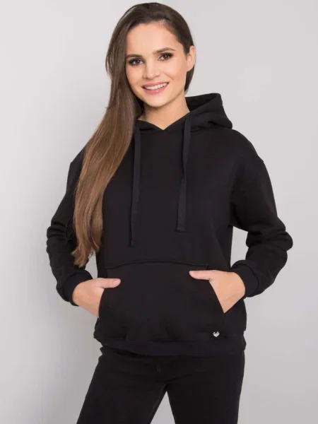 Hanorac Basic Feel Good negru