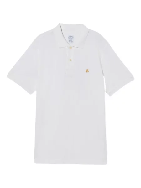 Polo Brooks Brothers cu broderie alb