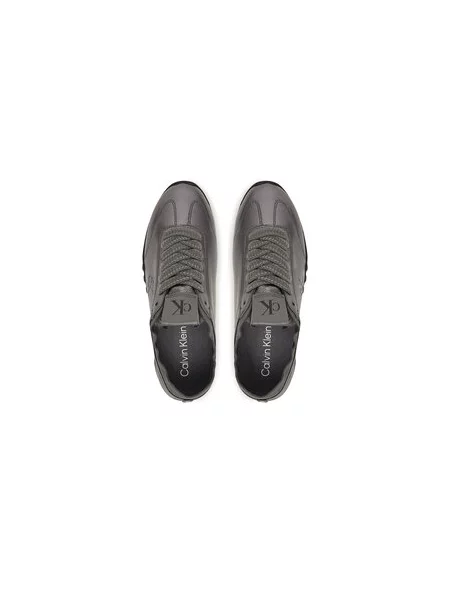 Laisvalaikio batai Calvin Klein Low Profile Sneaker Met pilka