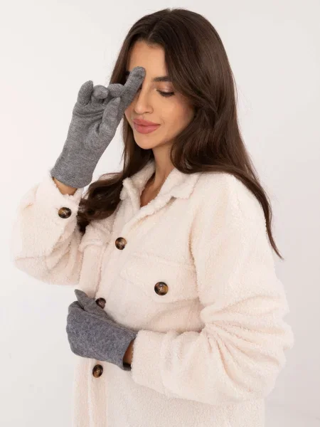Mănuși Fashionhunters gri
