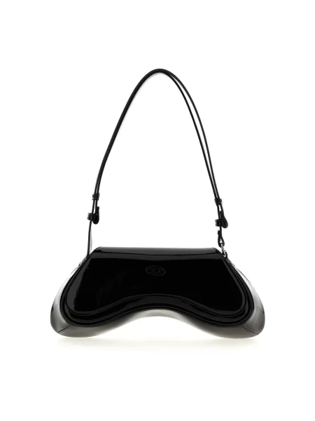 Torebka crossbody Diesel biznesowa czarna