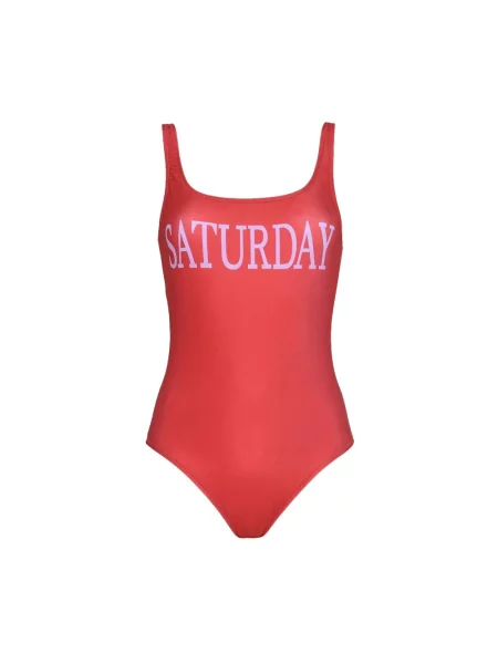 Strój kąpielowy Alberta Ferretti czerwony