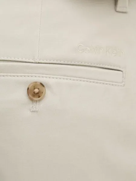 Calvin Klein öltöny férfi elasztánnal bézs