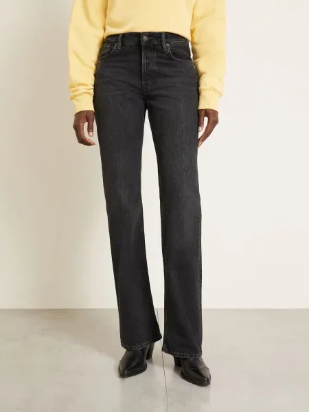 Acne Studios Džíny S Rozšiřujícími Se Nohavicemi black černé