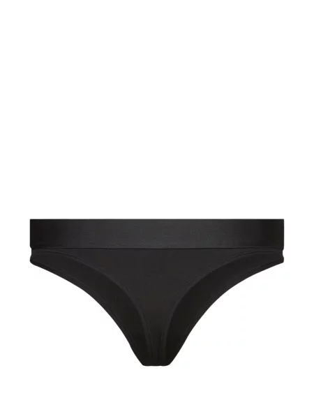 Stringi Karl Lagerfeld z logo czarne
