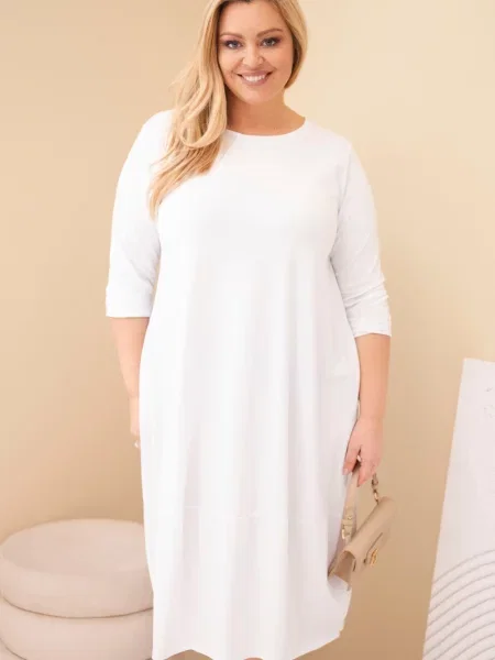 Odgovarati haljina Kesi Włoski bijela