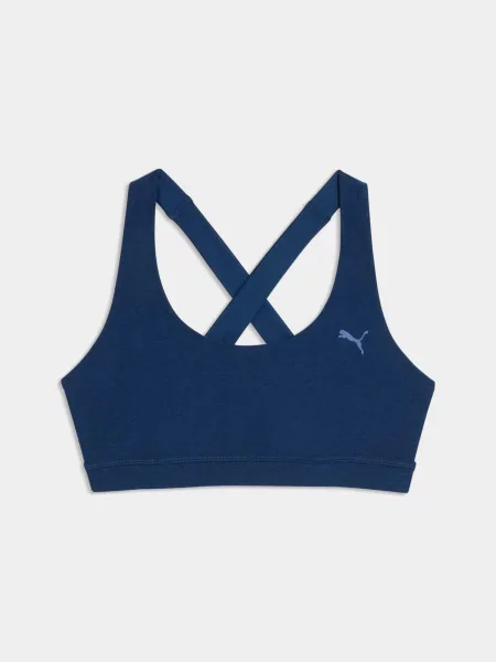 Спортивний топ PUMA Cloudspun Bra Mid комбінований верх синій