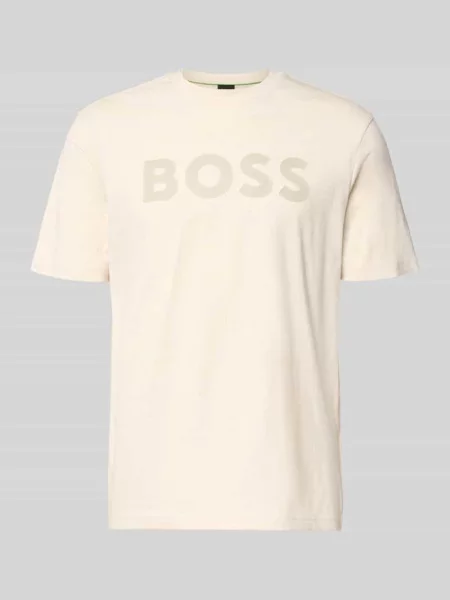 Koszulka polo o kroju regular fit z czystej bawełny model „PADDY” Boss Green biała