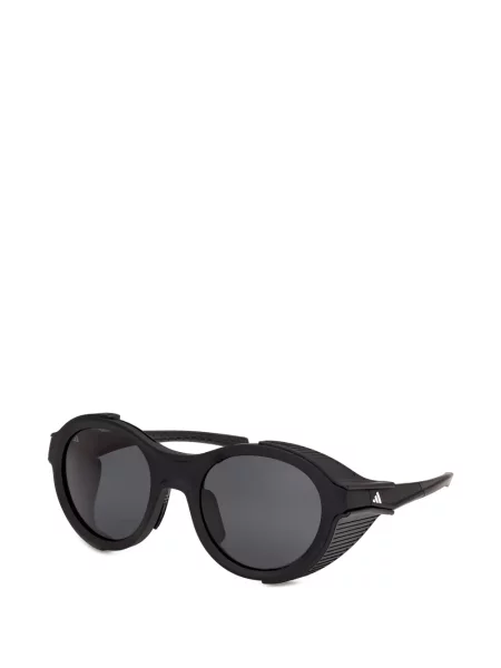 Ochelari de soare Adidas cu imprimeu geometric alb