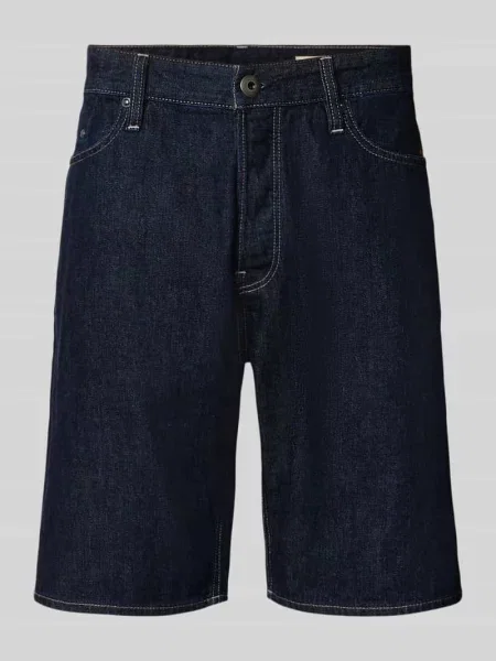 Szorty jeansowe w kroju regular fit z czystej bawełny model DAKOTA SHORT' G-star Raw granatowe