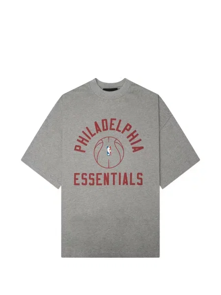 Tricou Fear Of God Essentials cu imagine gri