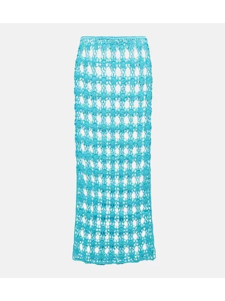 Maksi spódnica maxi Anna Kosturova niebieska