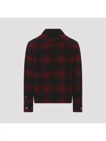 Kurtka koszulowa Moncler czerwona