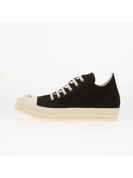 Sneakers Rick Owens DRKSHDW Denim Shoes Low Sneaks Black/ Milk/ Milk EUR 40 negru