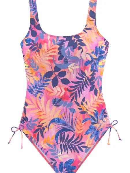 VIVANCE Costum de baie întreg mov lavandă / mai multe culori / portocaliu deschis / deschis roz