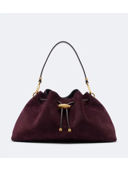 Geantă Jimmy Choo din piele de căprioară
