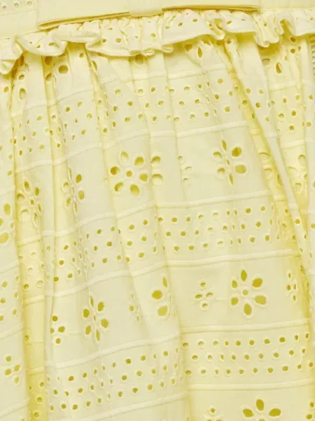 Rochie mini Self-portrait evazată galben