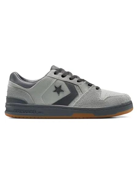Semišové tenisky Converse sivá