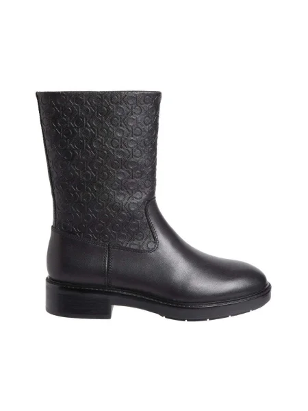 Pantofi Calvin Klein Jeans din piele negru