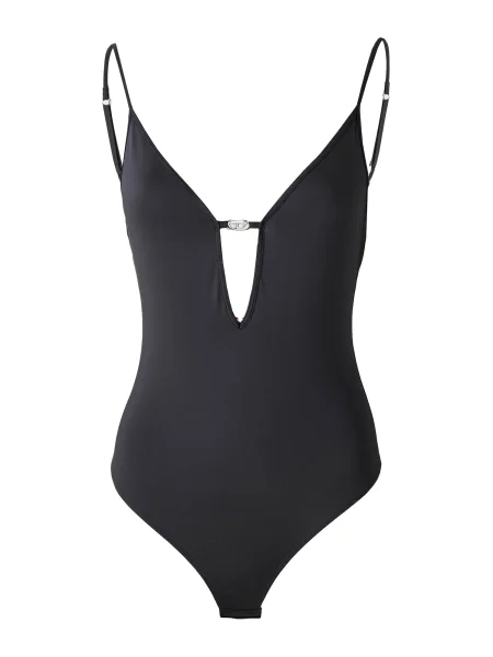 DIESEL Bodi majica črna