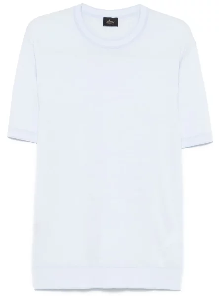 Tricou Brioni tricotate albastru