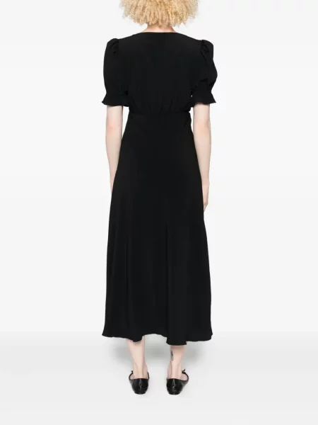 Rochie midi Chloé până la genunchi de costum negru