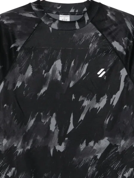 Μπλούζα Superdry με σχέδιο μαύρο
