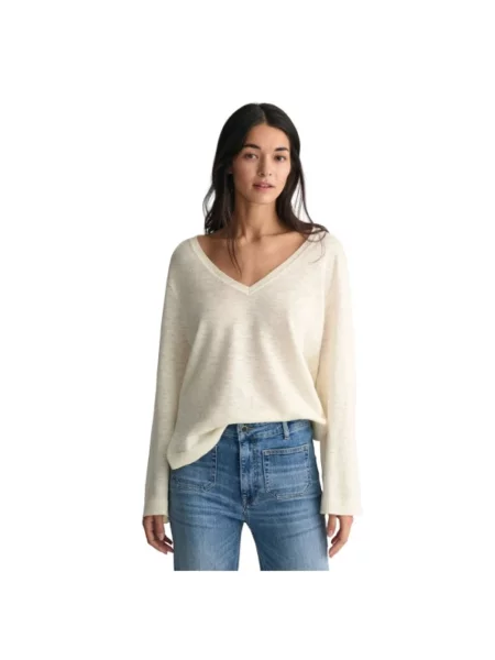 Sweter Gant beżowy