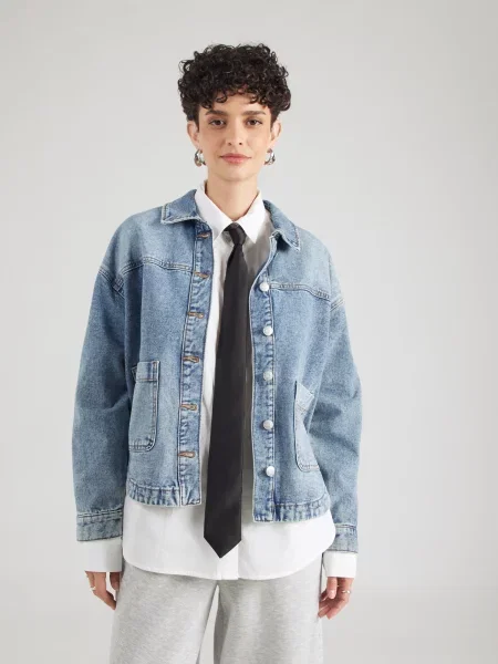 VERO MODA Prechodná bunda VMJAMIE denim modrá