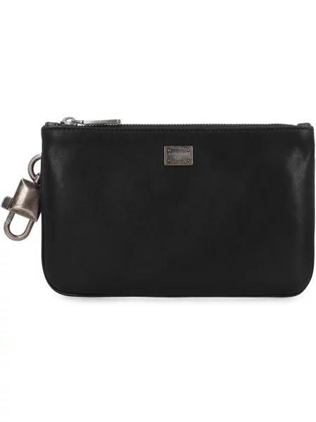 Portfel Dolce And Gabbana skórzany czarny