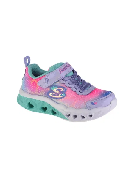 Pantofi Skechers cu motiv cu inimi roz