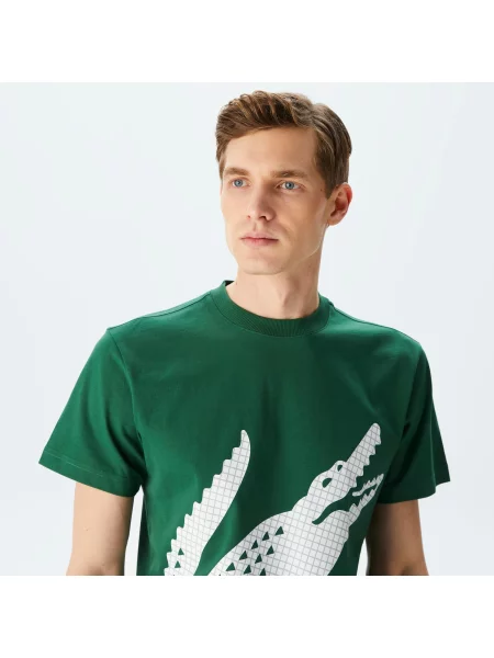 Футболка Lacoste зеленая