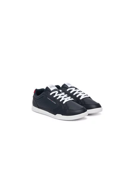 Tenisice Tommy Hilfiger Lo Pro Cupsole Perf Leather bijela