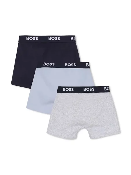 BOSS облягаючі боксери дитячі з бавовною 3 шт.