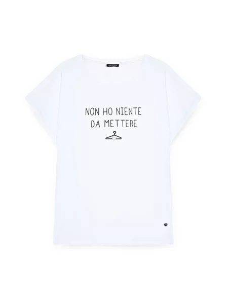 Koszulka Fiorella Rubino z nadrukiem biała