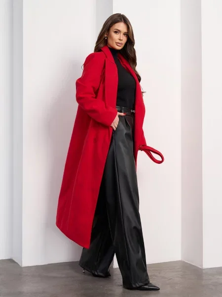 Пальто ISSA Plus червоний