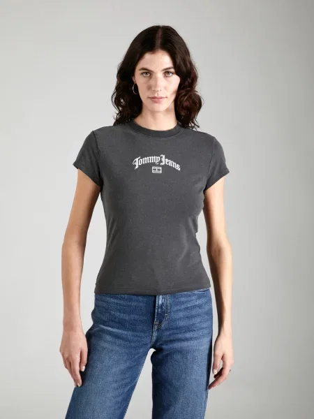 Tommy Jeans Póló BBY GRUNGE fehér