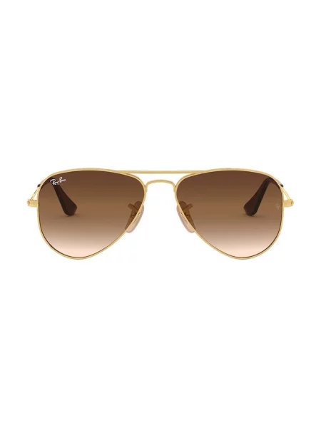 Otroška sončna očala Ray-Ban Junior Aviator rjava