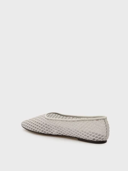 Балетки Calvin Klein серебряные