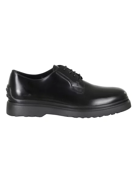 Półbuty Tod's skórzane czarne