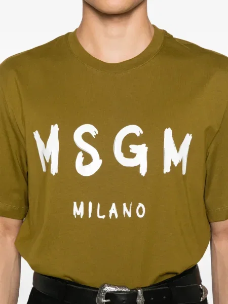Tricou Msgm cu imagine verde