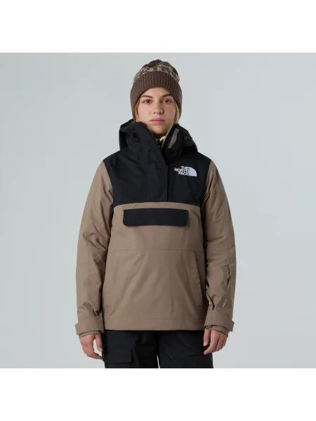 Geacă de schi pentru femei The North Face Driftview Anorak mocha brown/black negru